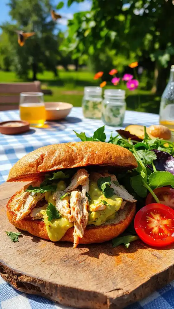 savory chicken avocado delight