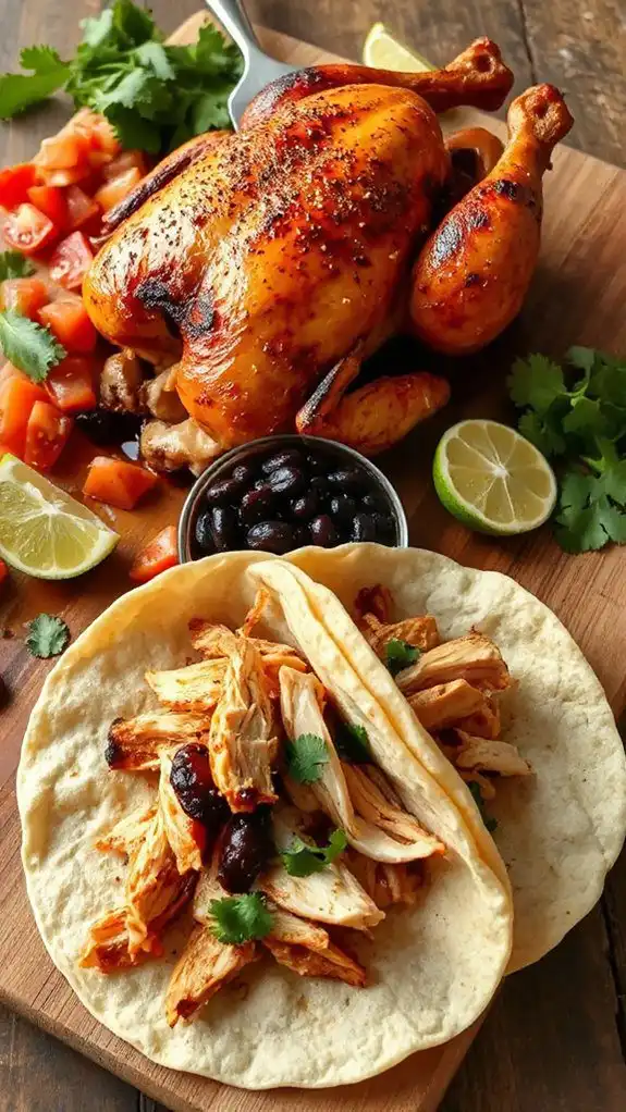 savory chicken black bean tacos savory chicken black bean tacos