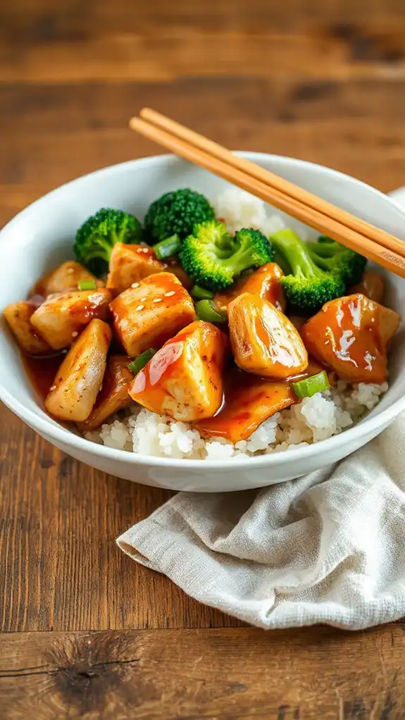 savory chicken broccoli dish