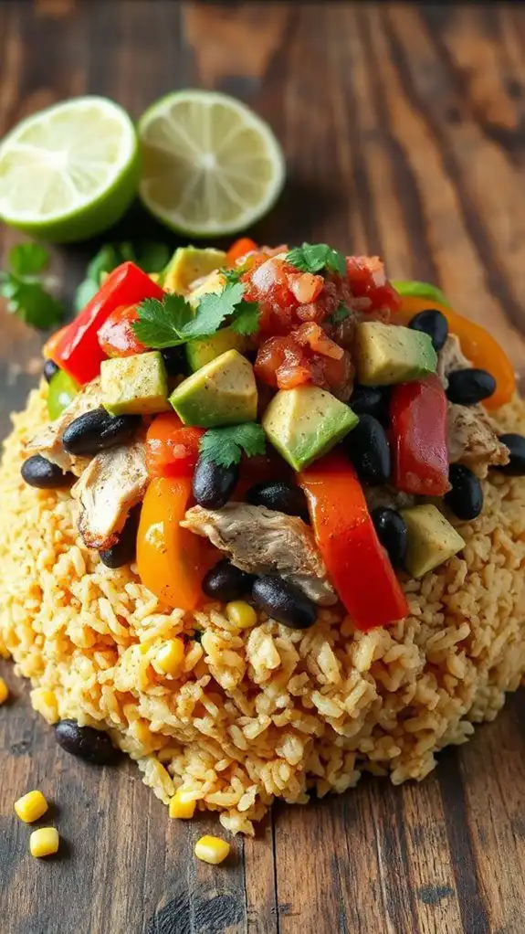 savory chicken fajita bowls savory chicken fajita bowls