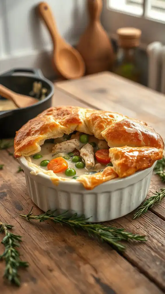 savory chicken filled pastry savory chicken filled pastry