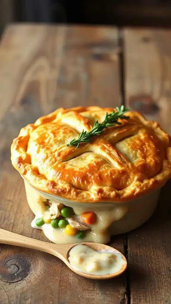 savory chicken filled pastry savory chicken filled pastry