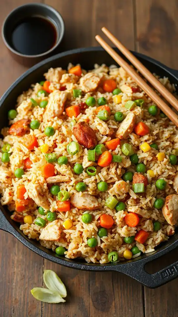 savory chicken fried rice savory chicken fried rice