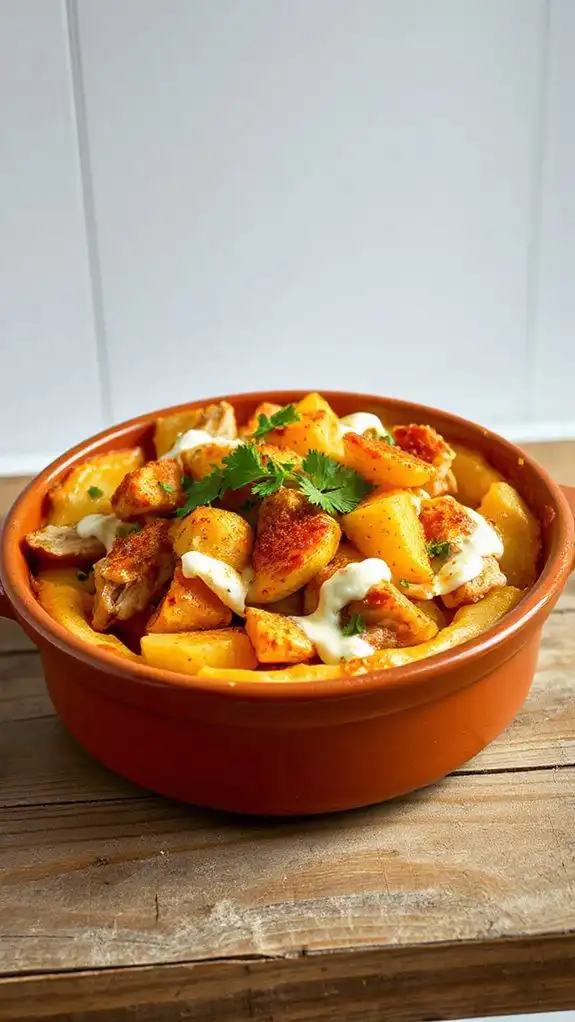 savory chicken potato casserole