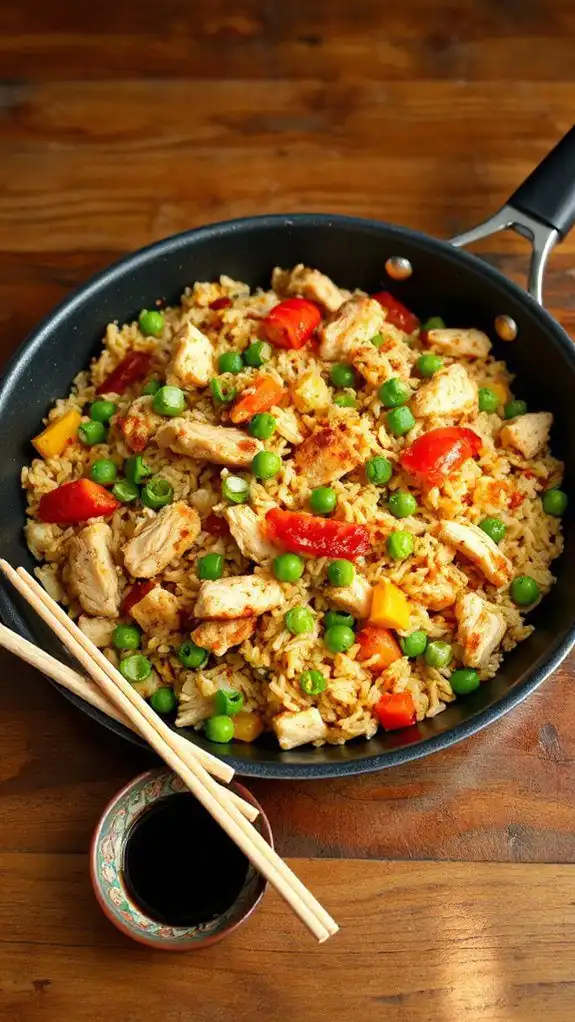 savory chicken rice dish