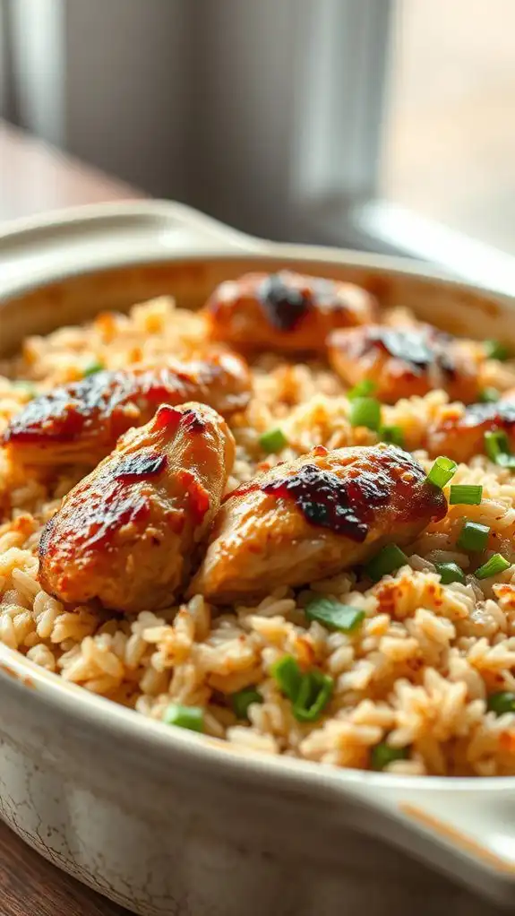 savory chicken rice dish savory chicken rice dish