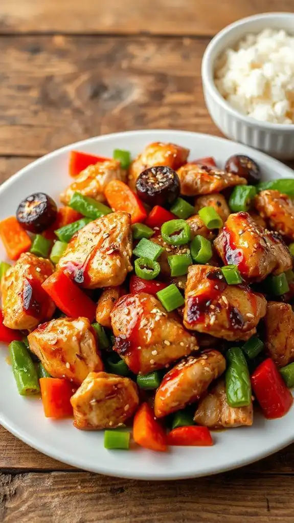 savory chicken stir fry recipe