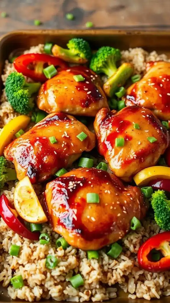 savory chicken with rice