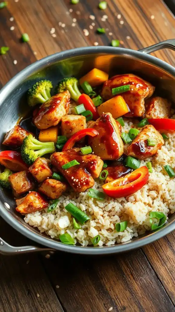 savory chicken with rice