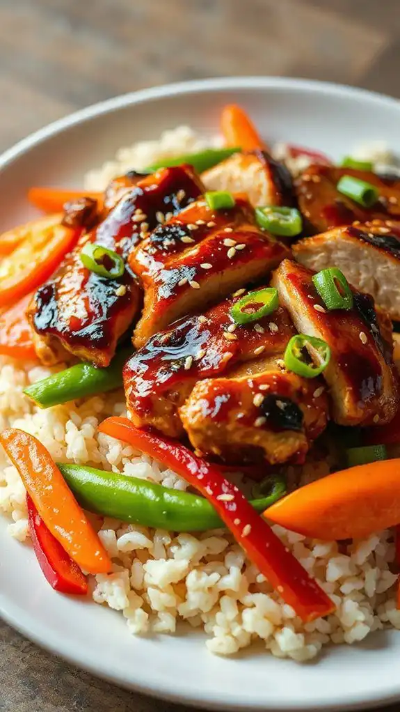 savory chicken with vegetables