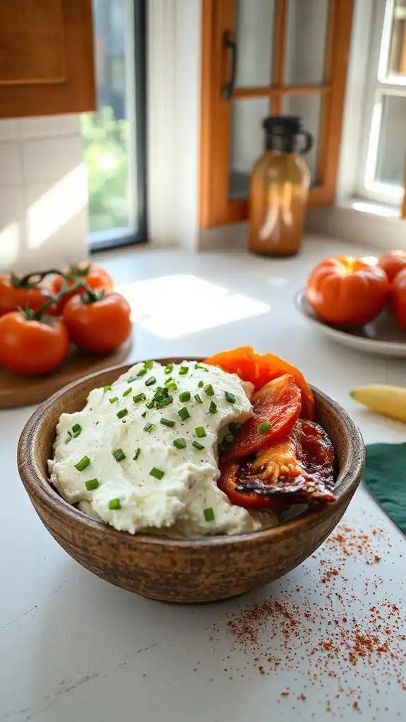 savory cottage cheese dish