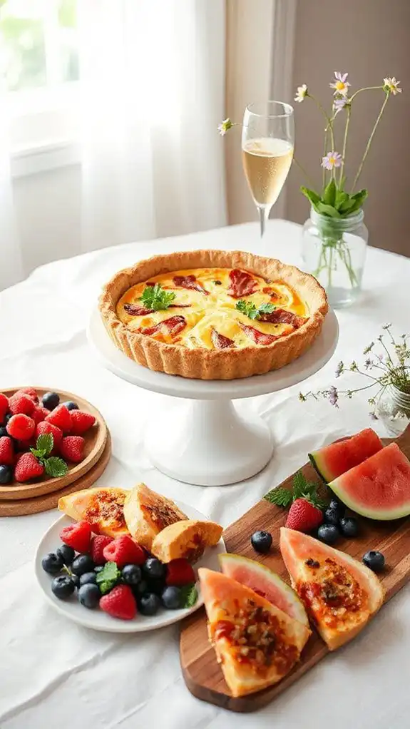 savory custard filled pastry