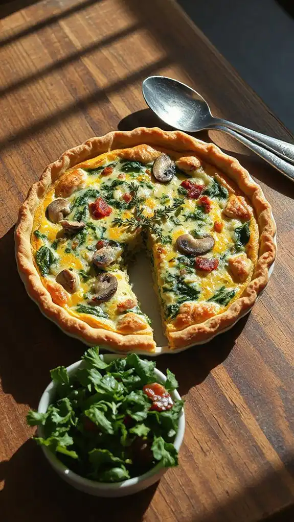 savory custard pie dish