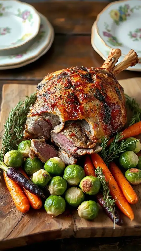 savory dijon herb lamb