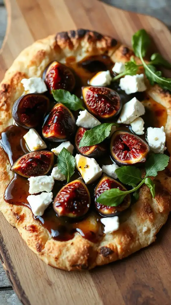 savory fig goat cheese flatbread savory fig goat cheese flatbread