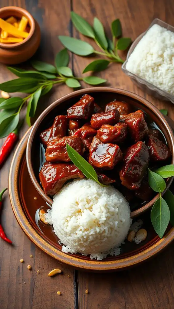 savory filipino marinated dish savory filipino marinated dish