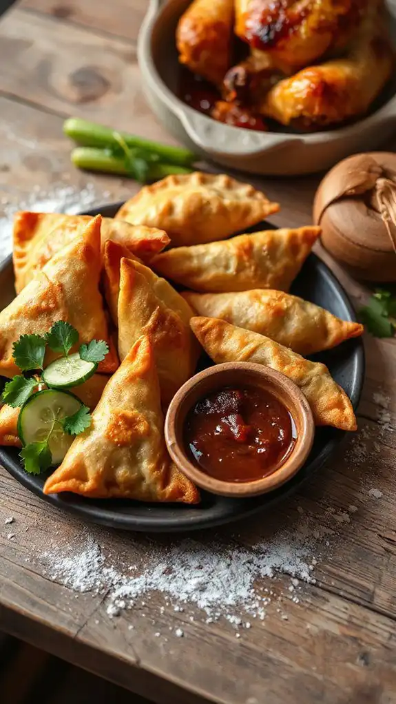 savory fried pastry snacks