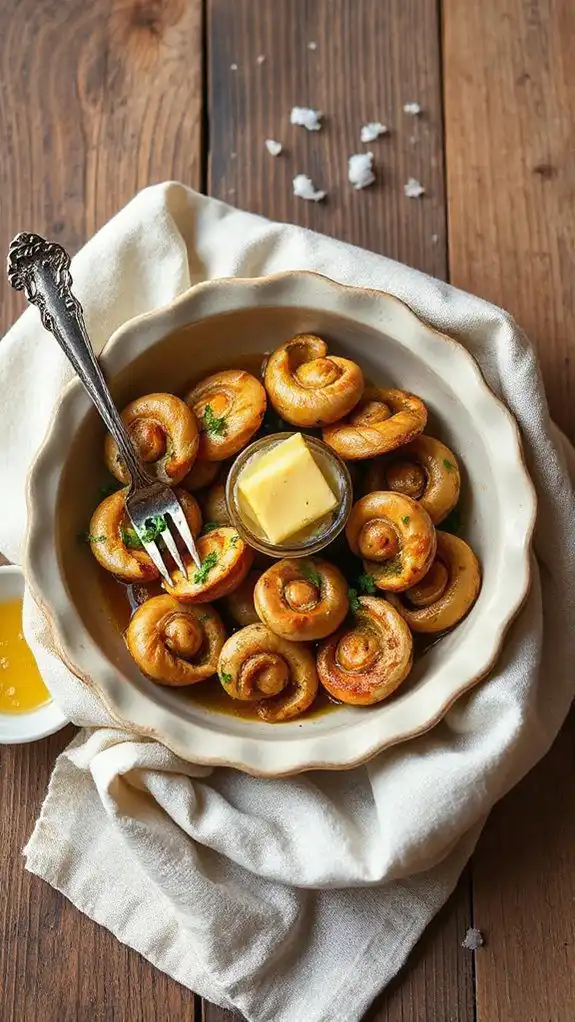 savory garlic butter dish