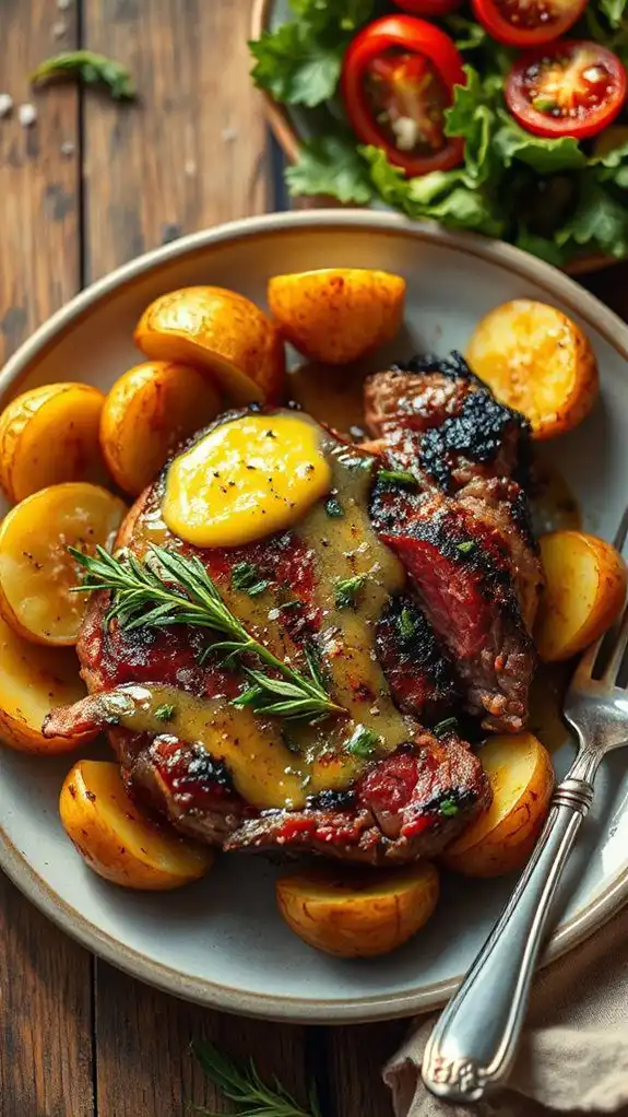 savory garlic butter dish