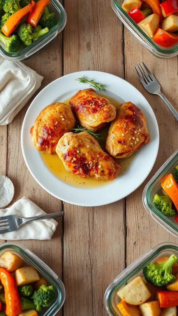 savory garlic butter thighs