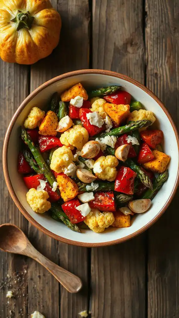 savory garlic parmesan vegetables