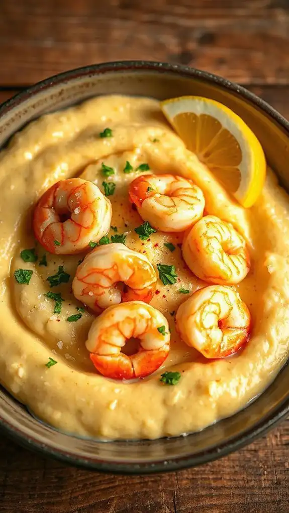 savory garlic shrimp dish