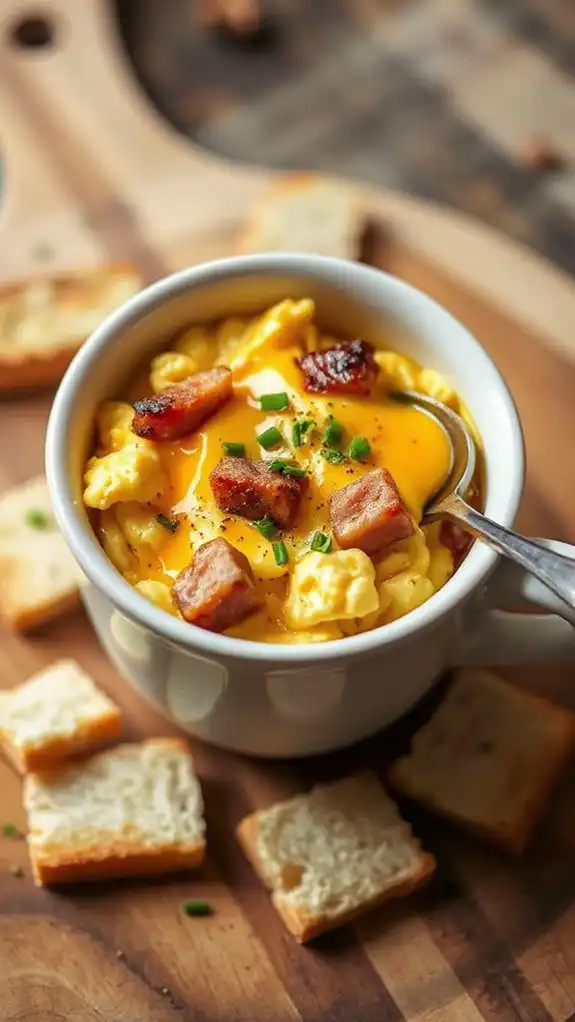 savory ham and cheese