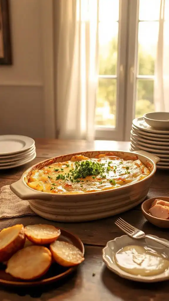 savory ham potato dish