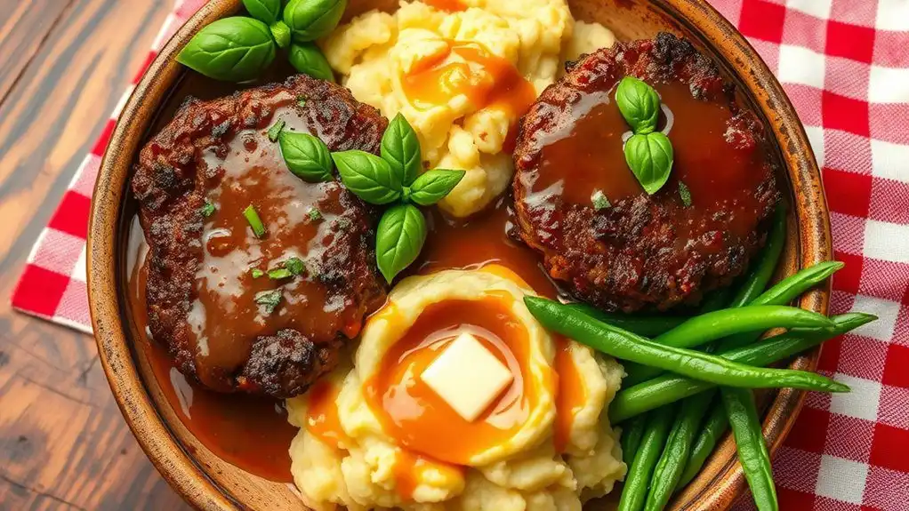 savory hamburger steak gravy