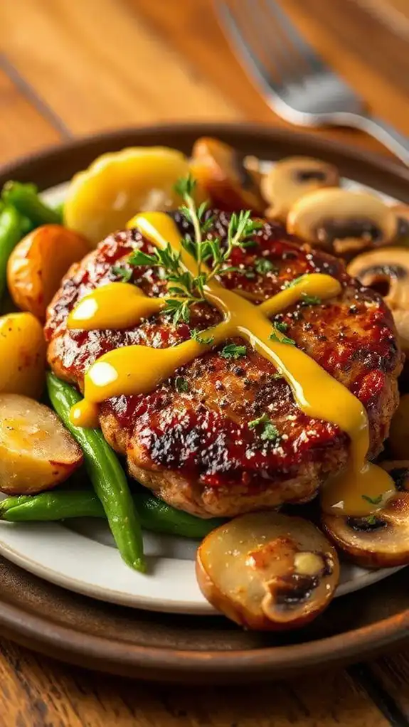 savory honey mustard steak