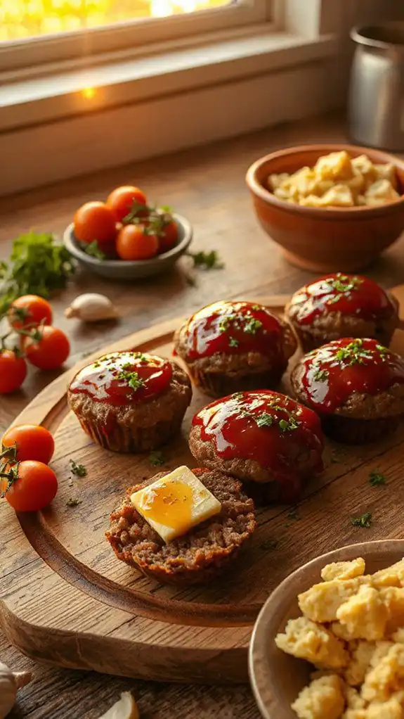 savory individual meatloaf servings