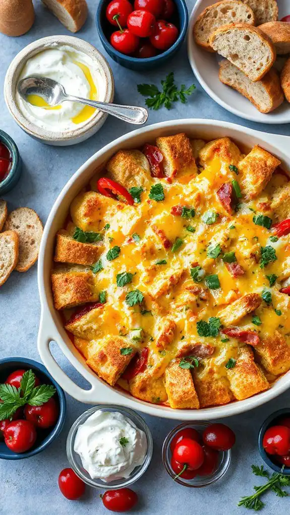 savory layered breakfast casserole savory layered breakfast casserole