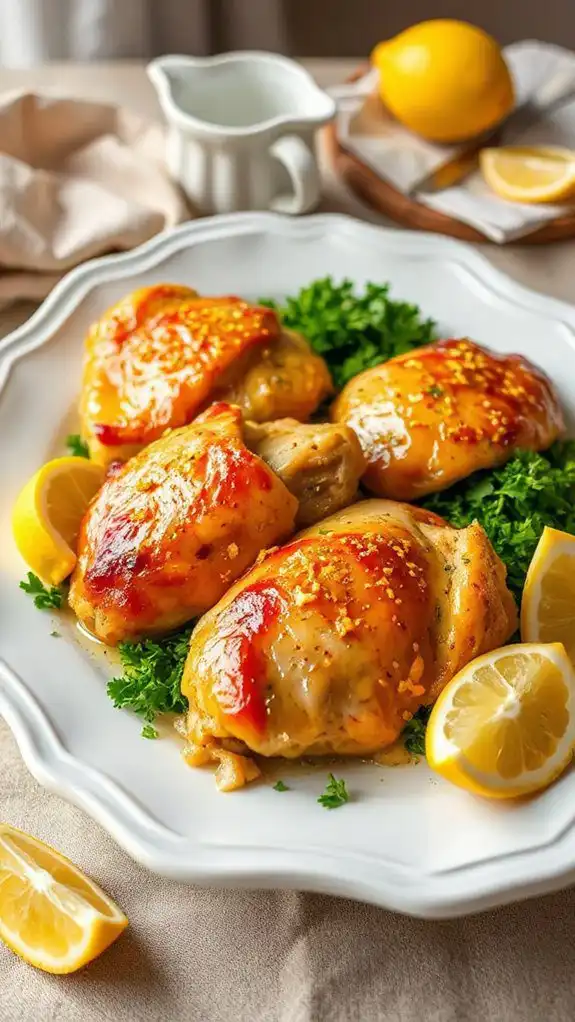 savory lemon garlic chicken