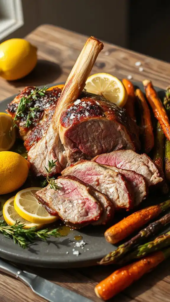 savory lemon thyme lamb