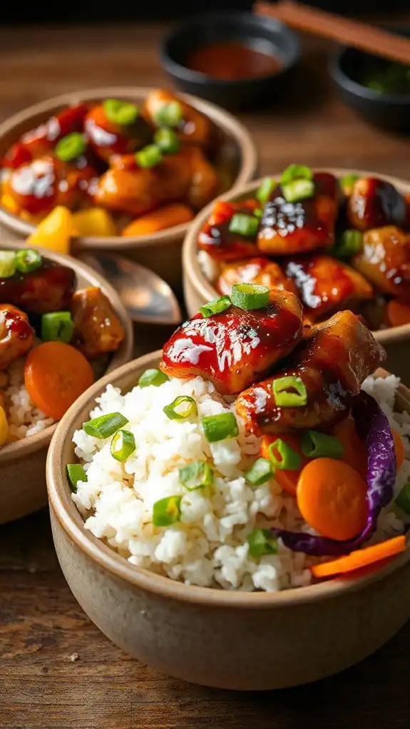 savory marinated chicken bowls savory marinated chicken bowls