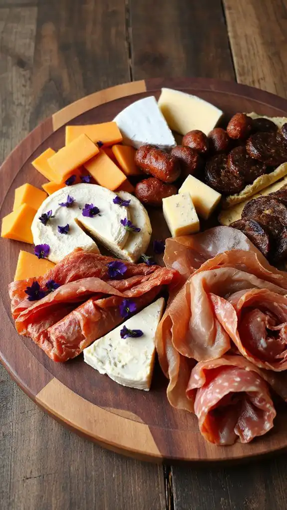 savory meats and cheeses savory meats and cheeses