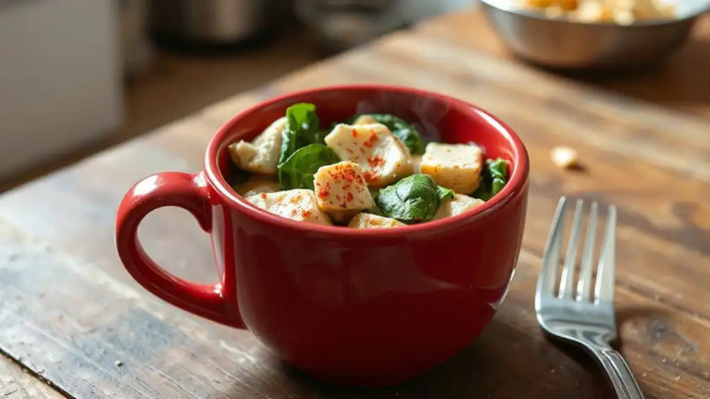 savory microwave mug recipes