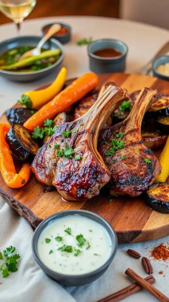 savory moroccan lamb chops