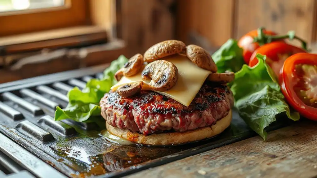 savory mushroom and swiss