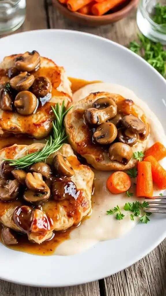 savory mushroom garlic dish