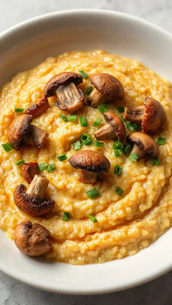 savory oat risotto recipe