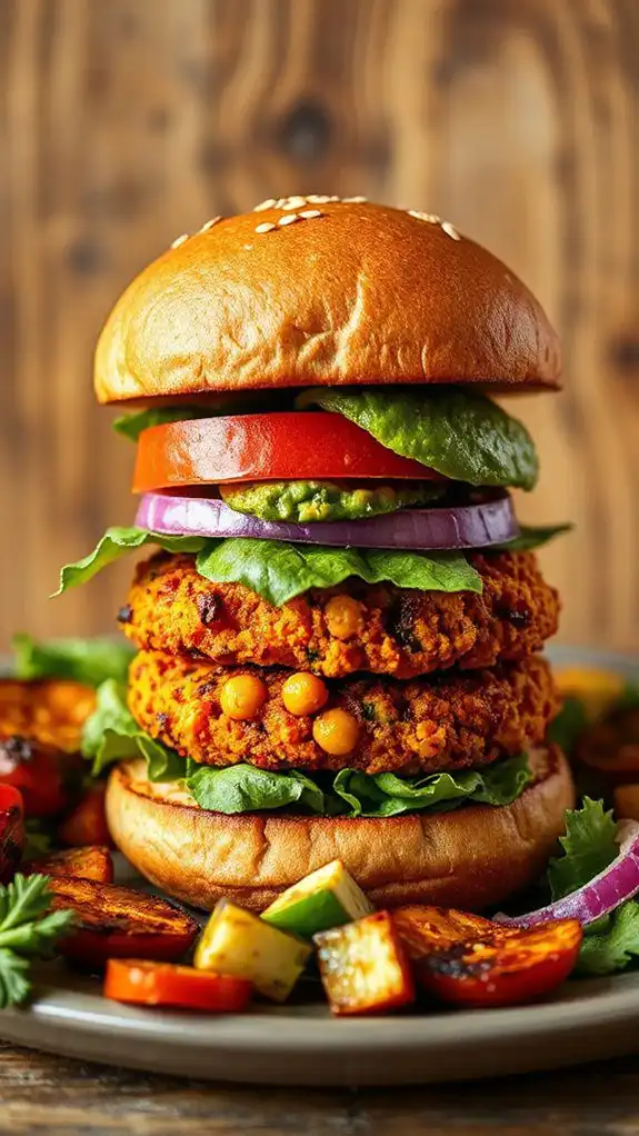 savory plant based burger recipe