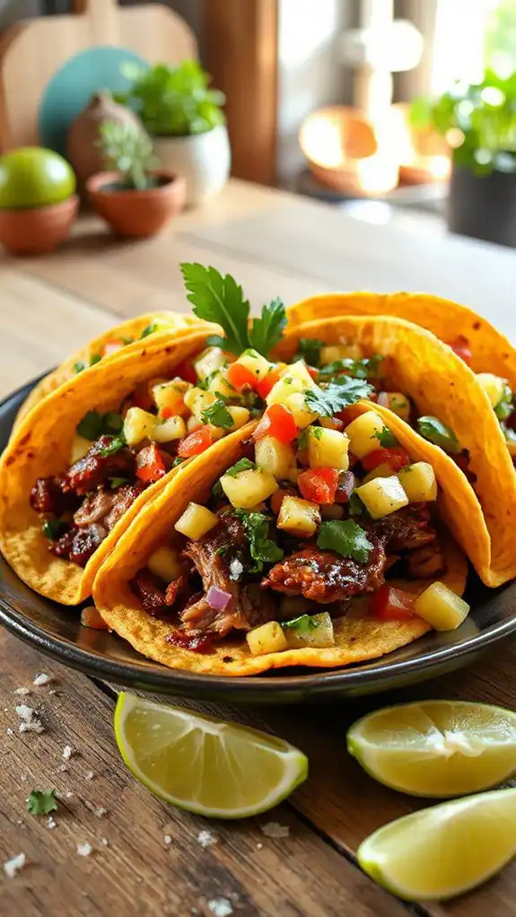 savory pork tacos recipe