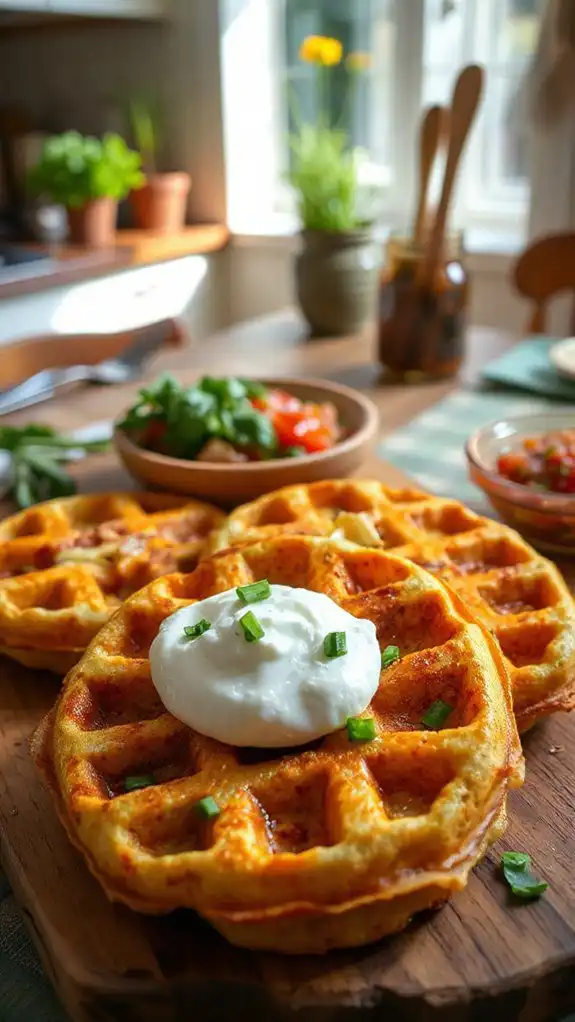 savory potato waffle recipe