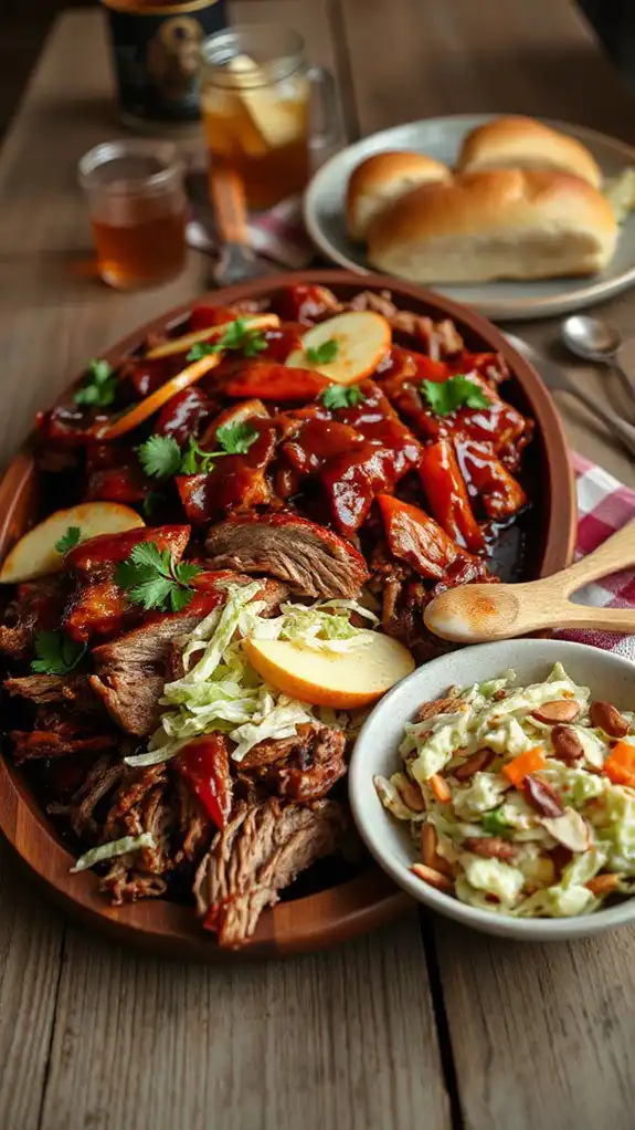savory pulled pork dish