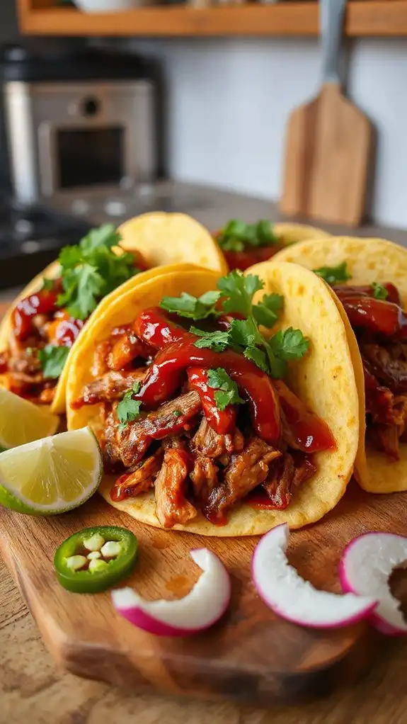 savory pulled pork tacos