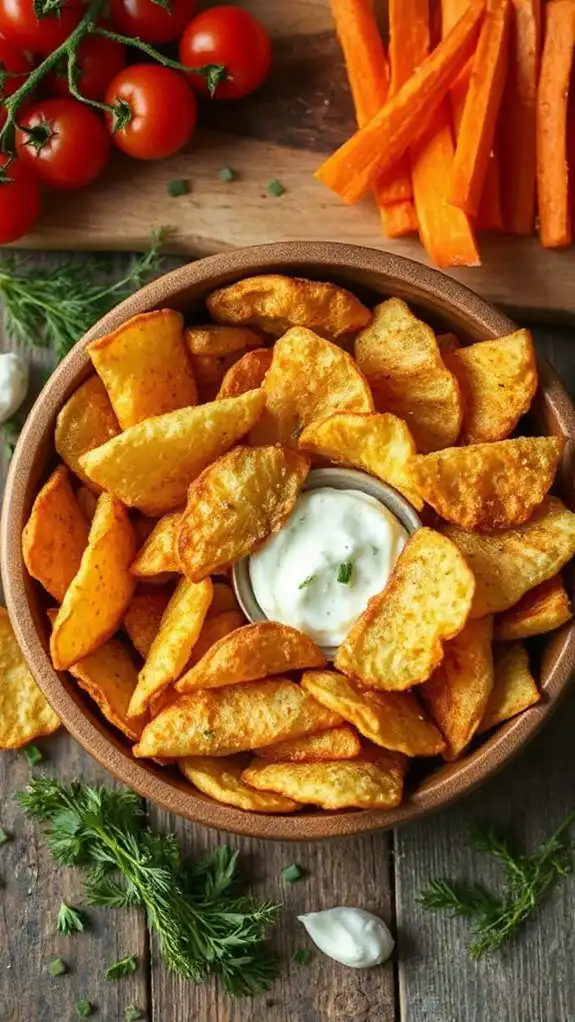 savory ranch flavored potato chips savory ranch flavored potato chips