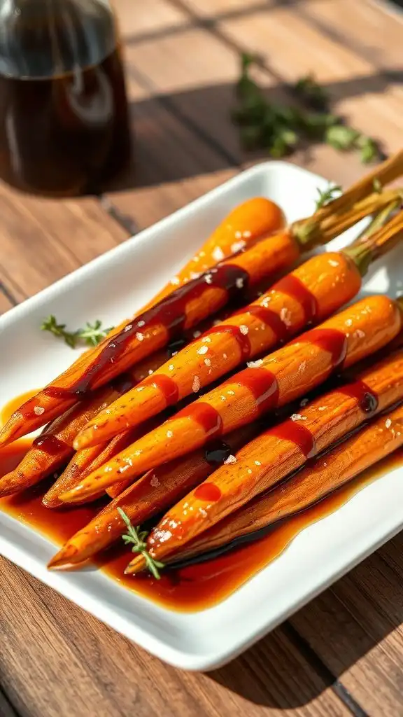 savory roasted carrot dish