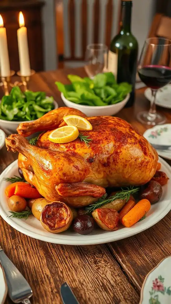 savory roasted garlic chicken