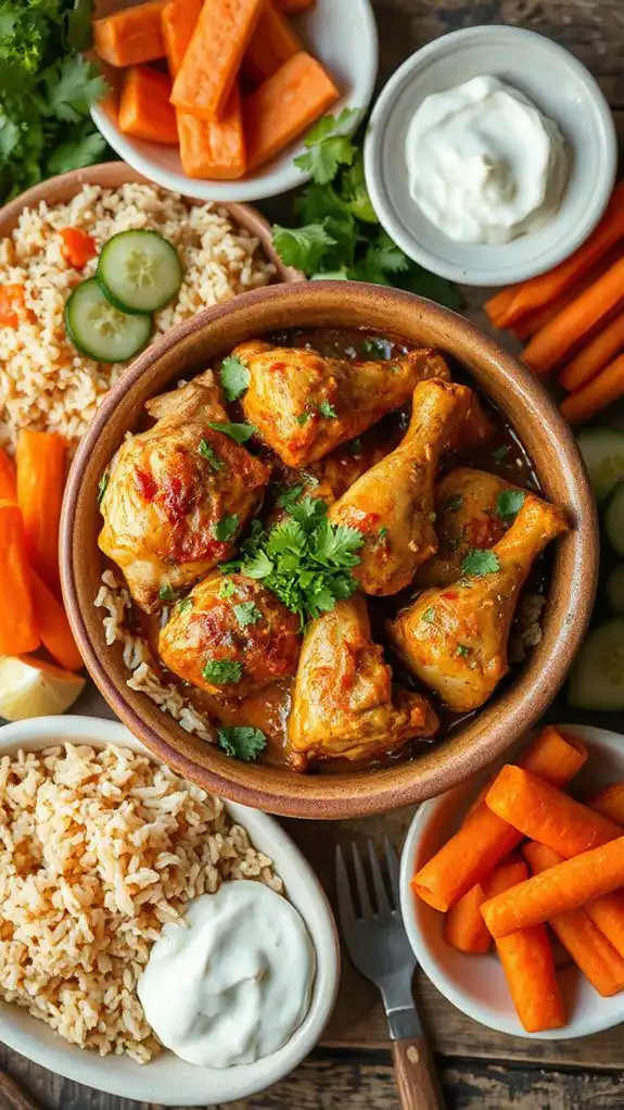 savory rotisserie chicken dish